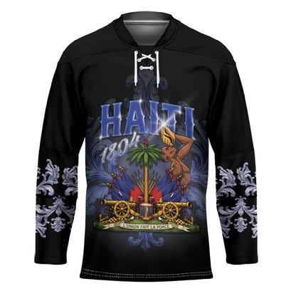Haiti 1804 Hockey Jersey Haitian Heritage Month