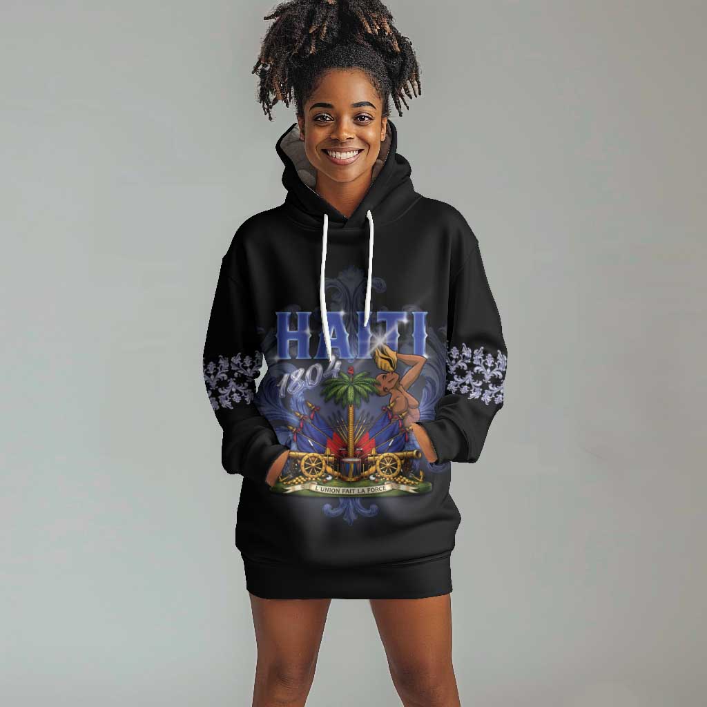 Haiti 1804 Hoodie Dress Haitian Heritage Month