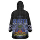 Haiti 1804 Kid Wearable Blanket Hoodie Haitian Heritage Month