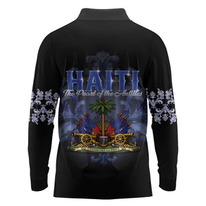 Haiti 1804 Long Sleeve Polo Shirt Haitian Heritage Month