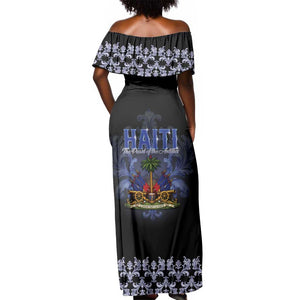 Haiti 1804 Off Shoulder Maxi Dress Haitian Heritage Month