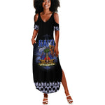 Haiti 1804 Summer Maxi Dress Haitian Heritage Month