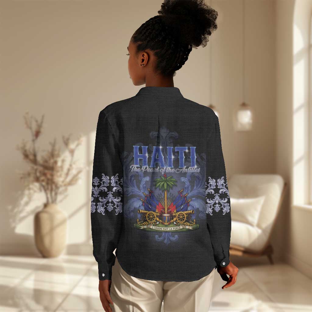 Haiti 1804 Women Casual Shirt Haitian Heritage Month
