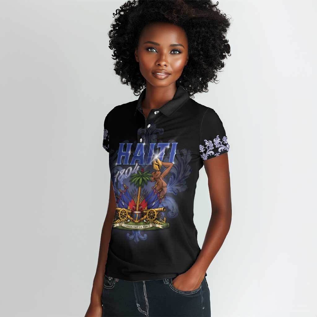 Haiti 1804 Women Polo Shirt Haitian Heritage Month