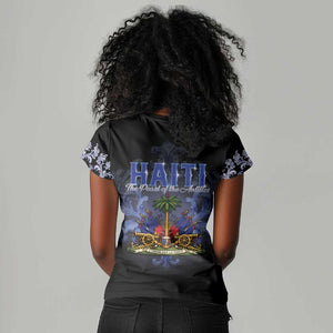Haiti 1804 Women V-Neck T-Shirt Haitian Heritage Month