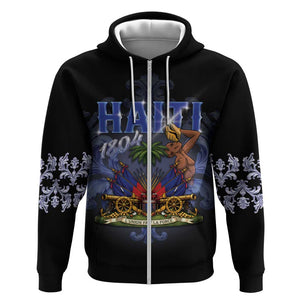 Haiti 1804 Zip Hoodie Haitian Heritage Month