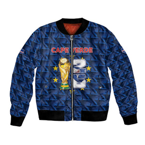 Custom Cabo Verde Football 2026 Bomber Jacket Road To Glory