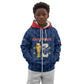 Custom Cabo Verde Football 2026 Kid Hoodie Road To Glory