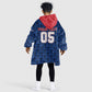 Custom Cabo Verde Football 2026 Kid Wearable Blanket Hoodie Road To Glory