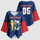 Custom Cabo Verde Football 2026 Kimono Sleeve Blouse Road To Glory