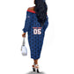 Custom Cabo Verde Football 2026 Off The Shoulder Long Sleeve Dress Road To Glory