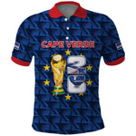 Custom Cabo Verde Football 2026 Polo Shirt Road To Glory