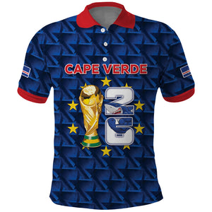 Custom Cabo Verde Football 2026 Polo Shirt Road To Glory