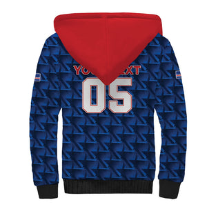 Custom Cabo Verde Football 2026 Sherpa Hoodie Road To Glory