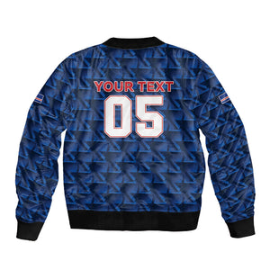Custom Cabo Verde Football 2026 Sleeve Zip Bomber Jacket Road To Glory