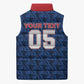 Custom Cabo Verde Football 2026 Sleeveless Puffer Jacket Road To Glory
