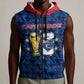 Custom Cabo Verde Football 2026 Sleeveless Zip Hoodie Road To Glory