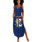 Custom Cabo Verde Football 2026 Summer Maxi Dress Road To Glory
