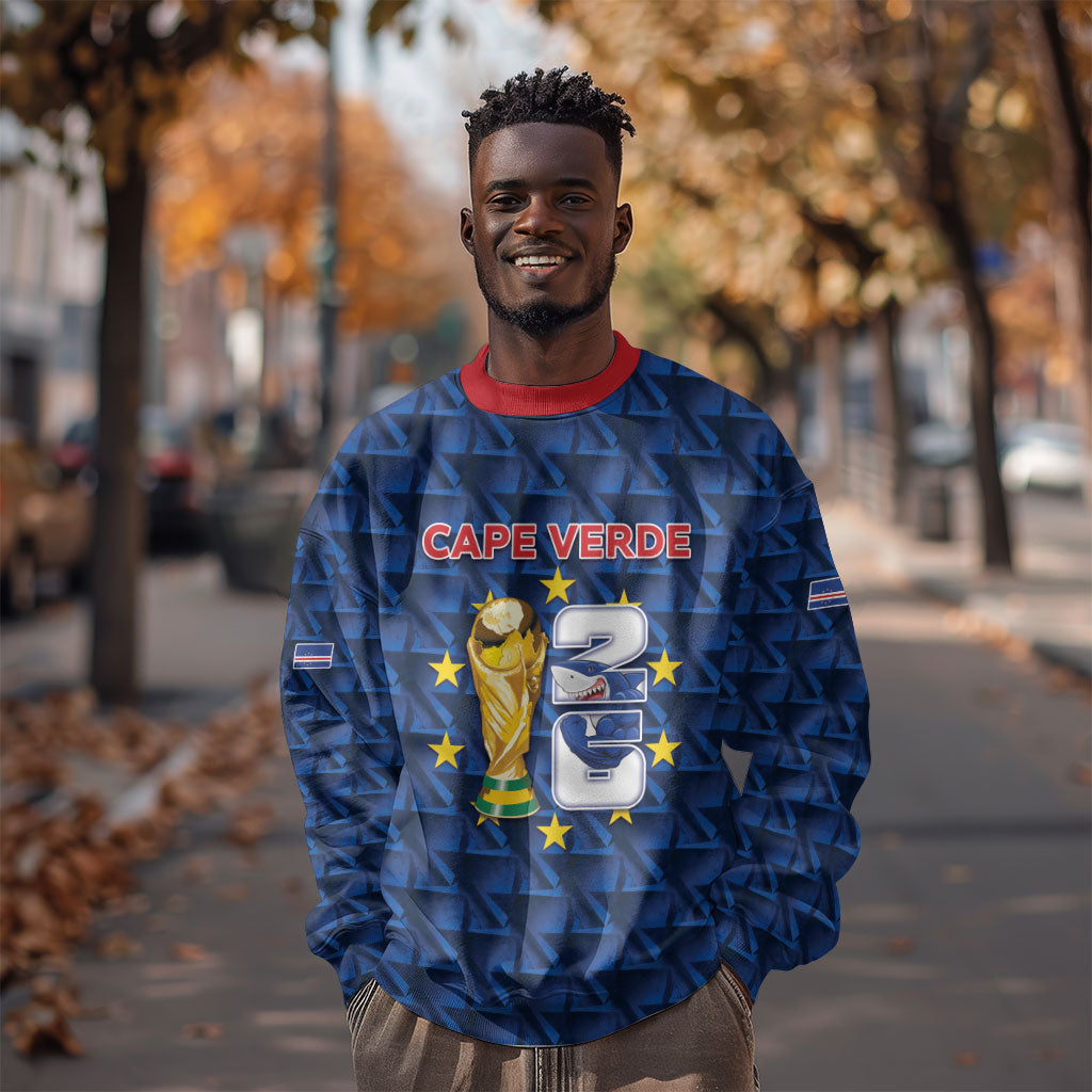 Custom Cabo Verde Football 2026 Sweatshirt Road To Glory