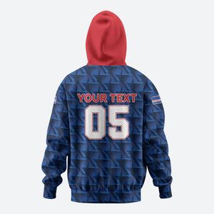 Custom Cabo Verde Football 2026 Zip Hoodie Road To Glory