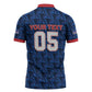 Custom Cabo Verde Football 2026 Zipper Polo Shirt Road To Glory