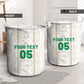 Custom Senegal Football 2026 Laundry Basket Car Rapide-Inspired Pattern