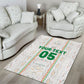 Custom Senegal Football 2026 Area Rug Car Rapide-Inspired Pattern
