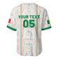 Custom Senegal Football 2026 Baseball Jersey Car Rapide-Inspired Pattern