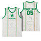Custom Senegal Football 2026 Basketball Jersey Car Rapide-Inspired Pattern
