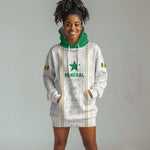 Custom Senegal Football 2026 Hoodie Dress Car Rapide-Inspired Pattern