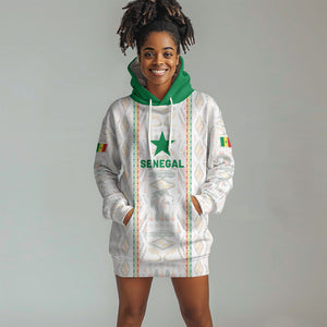 Custom Senegal Football 2026 Hoodie Dress Car Rapide-Inspired Pattern