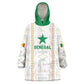 Custom Senegal Football 2026 Kid Wearable Blanket Hoodie Car Rapide-Inspired Pattern