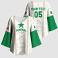 Custom Senegal Football 2026 Kimono Sleeve Blouse Car Rapide-Inspired Pattern