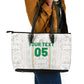 Custom Senegal Football 2026 Leather Tote Bag Car Rapide-Inspired Pattern