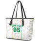 Custom Senegal Football 2026 Leather Tote Bag Car Rapide-Inspired Pattern