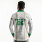 Custom Senegal Football 2026 Long Sleeve Polo Shirt Car Rapide-Inspired Pattern