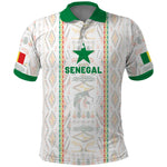 Custom Senegal Football 2026 Polo Shirt Car Rapide-Inspired Pattern