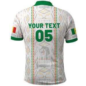 Custom Senegal Football 2026 Polo Shirt Car Rapide-Inspired Pattern