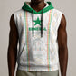 Custom Senegal Football 2026 Sleeveless Hoodie Car Rapide-Inspired Pattern