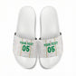 Custom Senegal Football 2026 Slide Sandals Car Rapide-Inspired Pattern