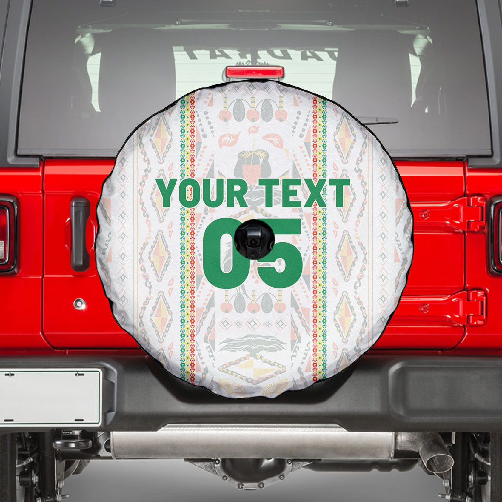 Custom Senegal Football 2026 Spare Tire Cover Car Rapide-Inspired Pattern