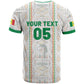 Custom Senegal Football 2026 T shirt Car Rapide-Inspired Pattern