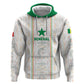 Custom Senegal Football 2026 Zip Hoodie Car Rapide-Inspired Pattern
