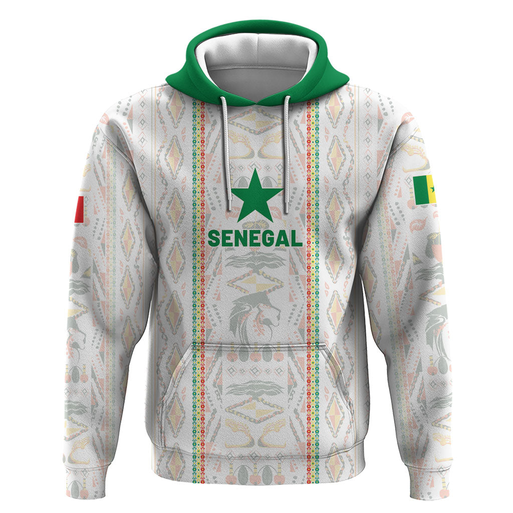 Custom Senegal Football 2026 Zip Hoodie Car Rapide-Inspired Pattern