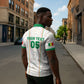 Custom Senegal Football 2026 Zipper Polo Shirt Car Rapide-Inspired Pattern