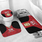 Custom Egypt Football 2026 Bathroom Set Go Pharaohs Special Style
