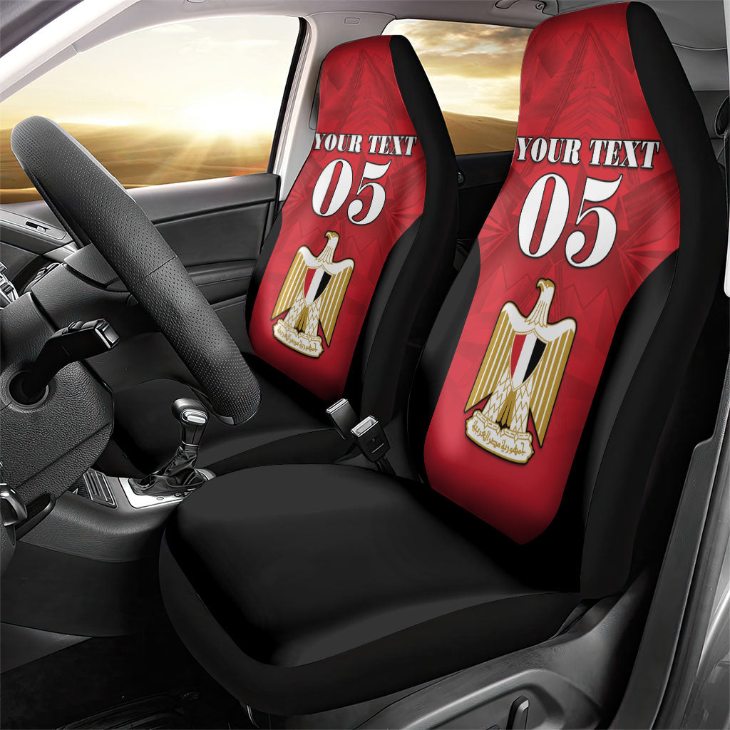 Custom Egypt Football 2026 Car Seat Cover Go Pharaohs Special Style