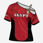 Custom Egypt Football 2026 Cross Shoulder Shirt Go Pharaohs Special Style