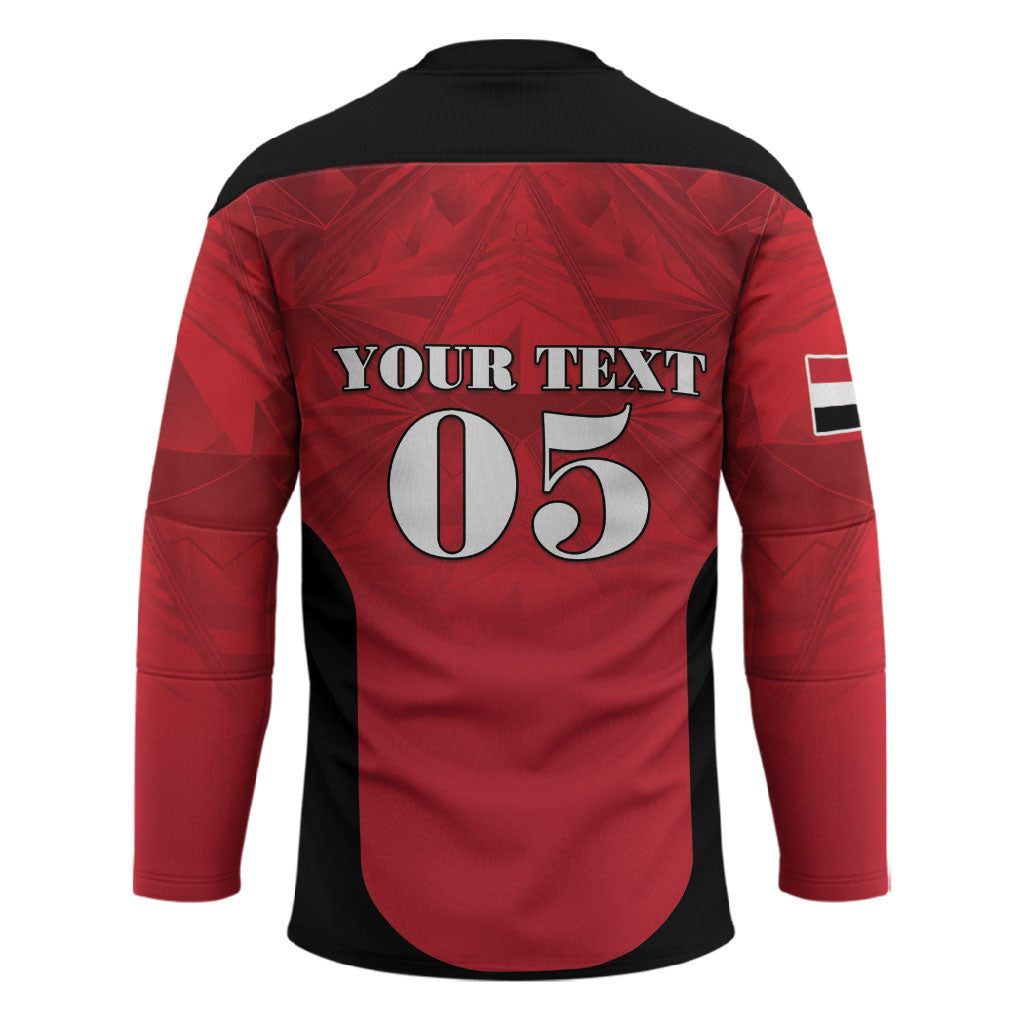 Custom Egypt Football 2026 Hockey Jersey Go Pharaohs Special Style