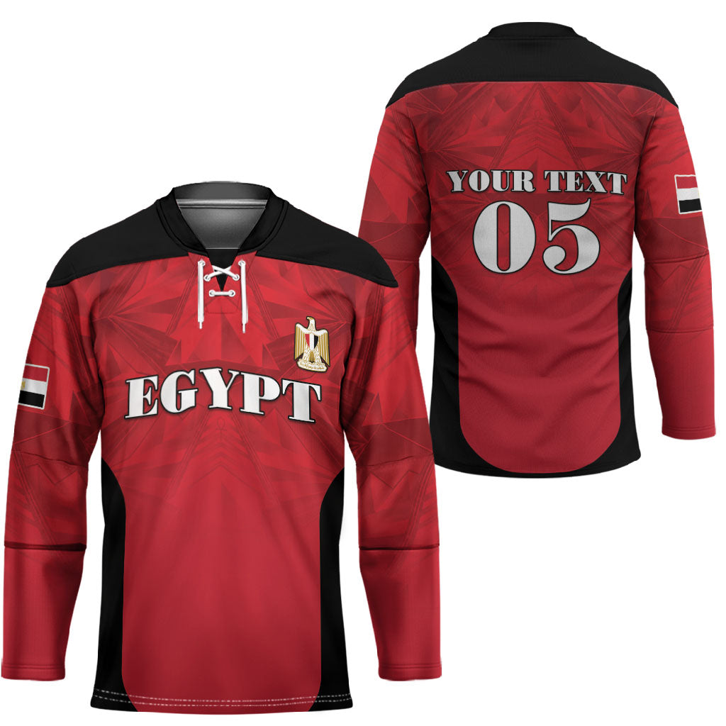 Custom Egypt Football 2026 Hockey Jersey Go Pharaohs Special Style